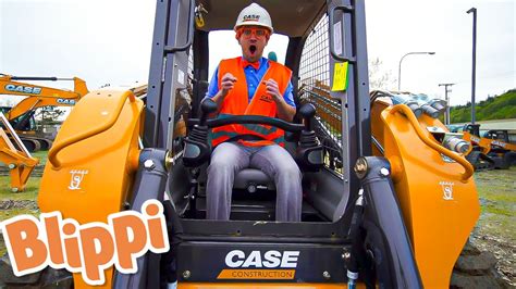 blippi skid steer videos|blippi youtube skid steer.